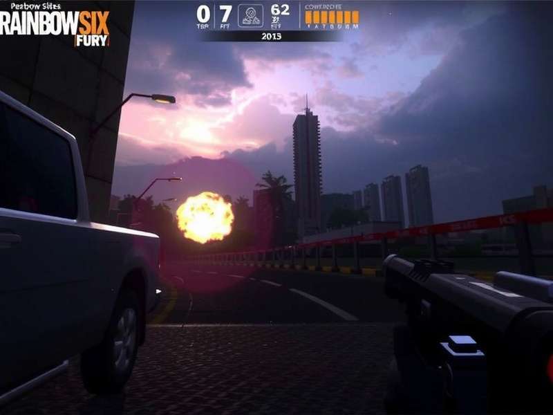 Intense tactical combat in Rainbow Six Bangalore Fury Rainbow Six Bangalore Fury gameplay screenshot